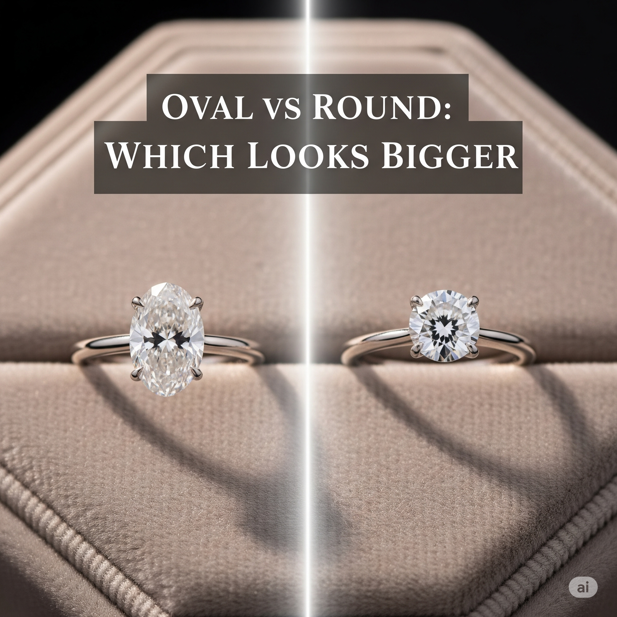 Oval vs Round Diamond Engagement Rings: Which Shape Looks Bigger?