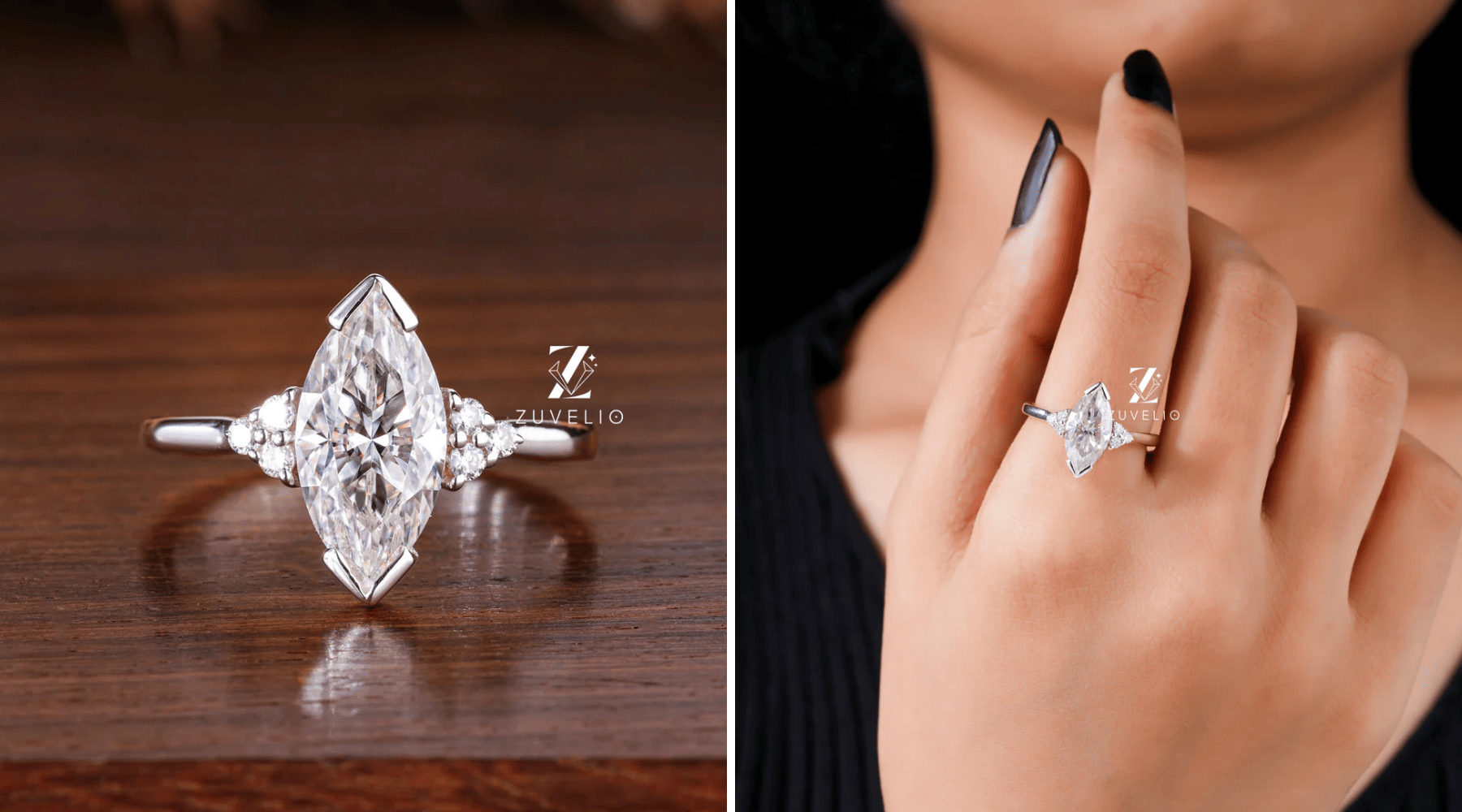 Marquise Cut Moissanite Engagement Ring: Unique Beauty Explained
