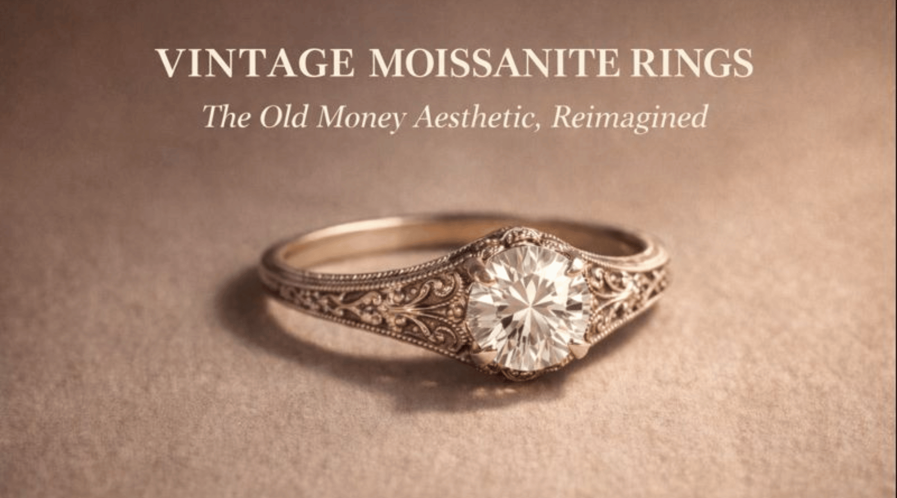 Vintage Moissanite Rings: The “Old Money” Aesthetic on a Budget