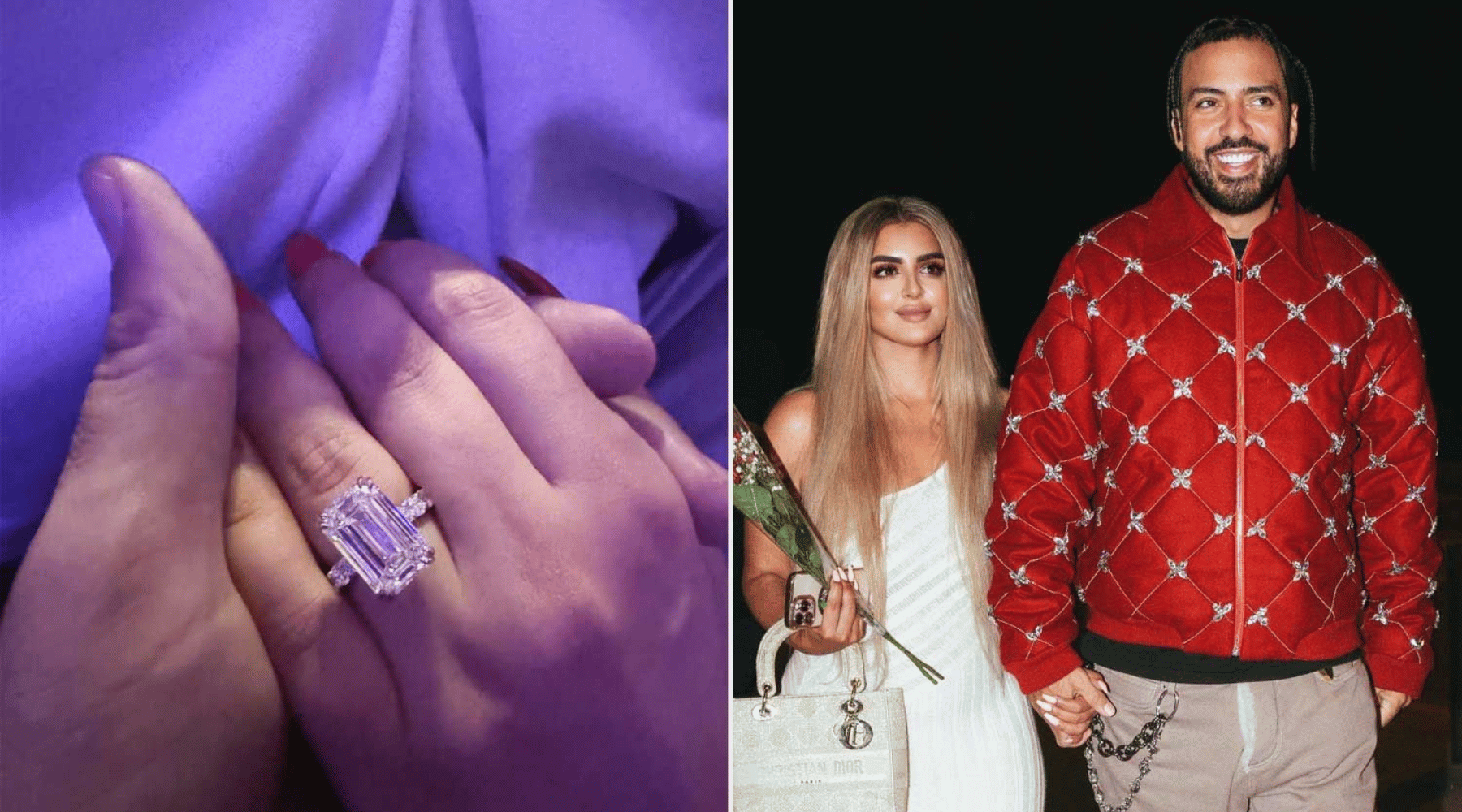 French Montana’s $1.1M Emerald-Cut Engagement Ring