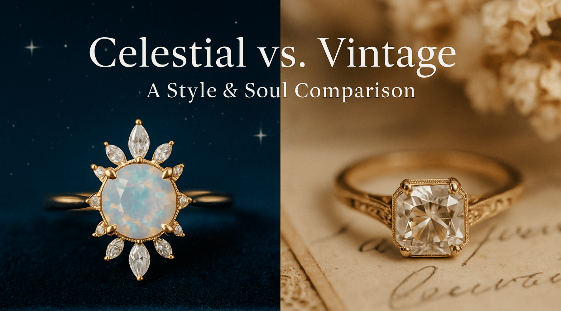 Celestial Rings vs Vintage Rings: Style and Symbolism Compared