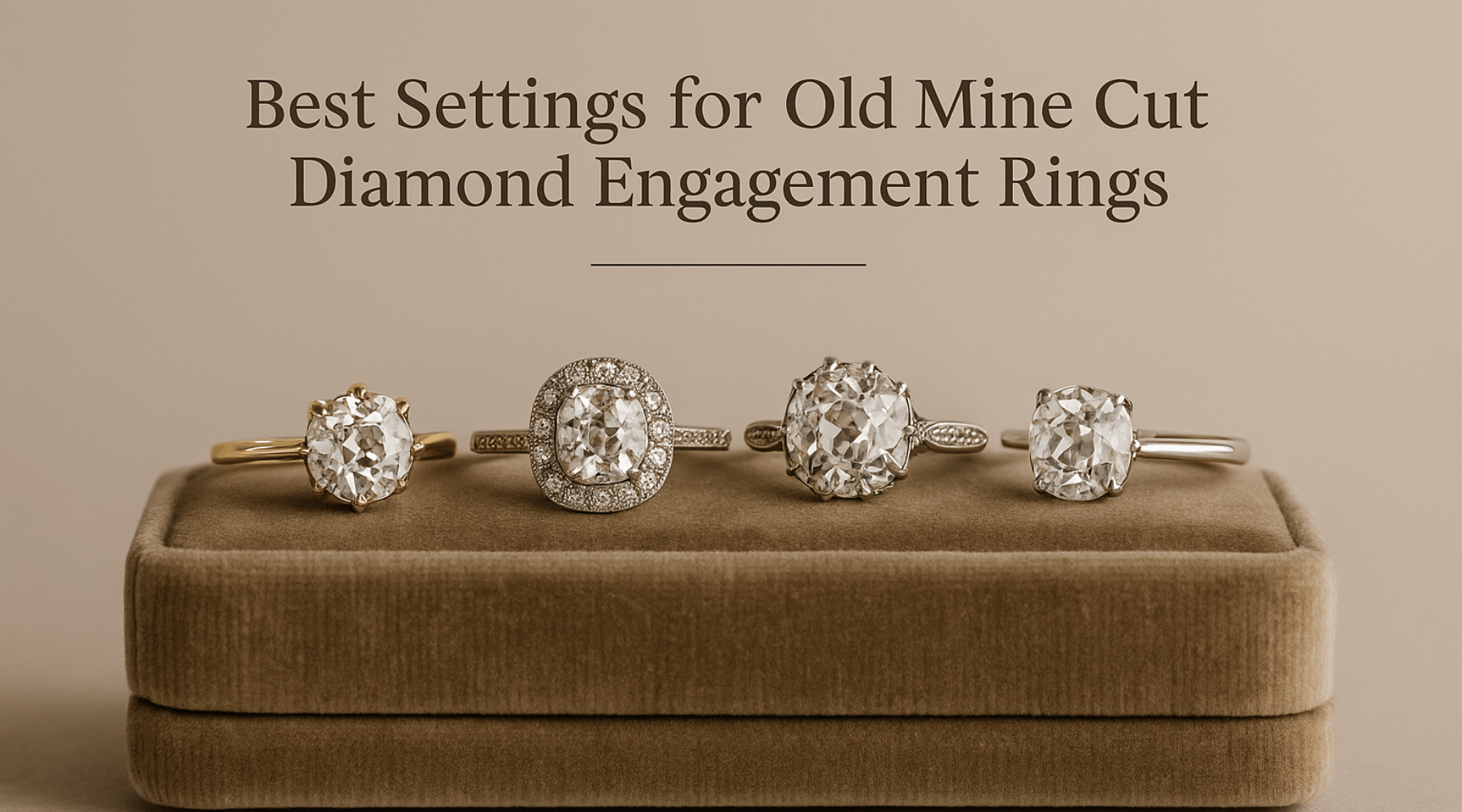 Best Setting for Old Mine Cut Diamond Engagement Ring