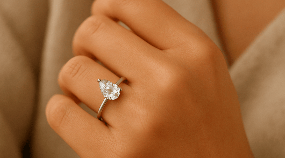 Why Lab Grown Diamonds Are Ideal for Pear Shaped Rings