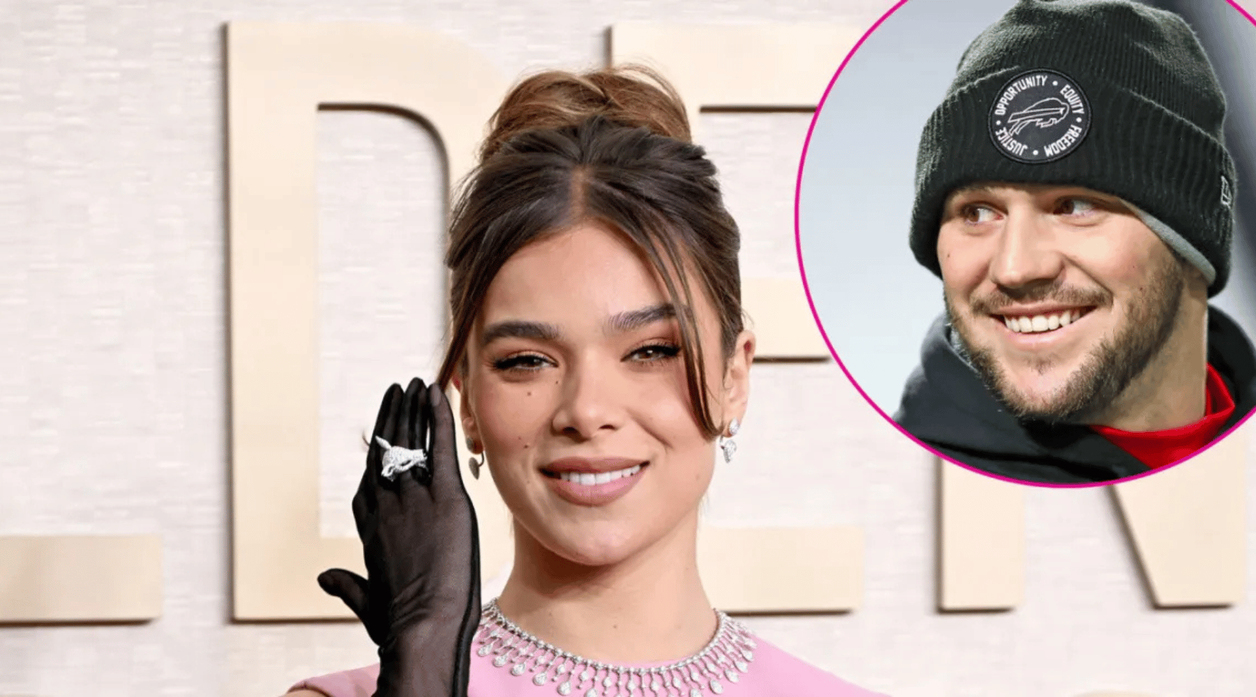 Josh Allen with Hailee Steinfeld Engagement Ring: A Glimpse Into Timeless Elegance