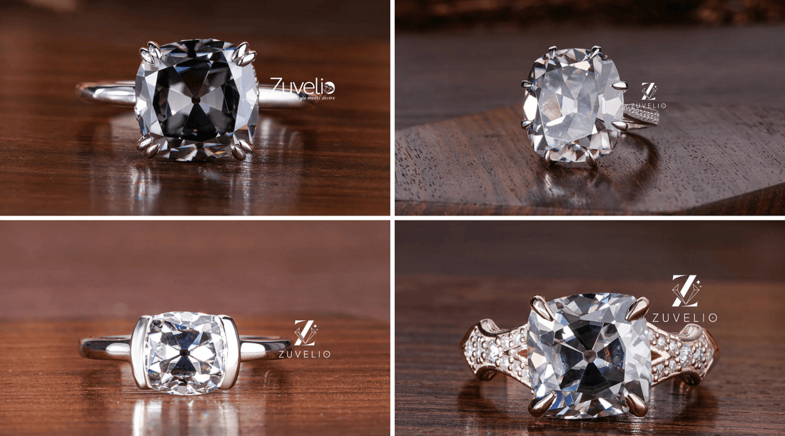 Grey Moissanite Engagement Ring: Mysterious Elegance for Modern Brides
