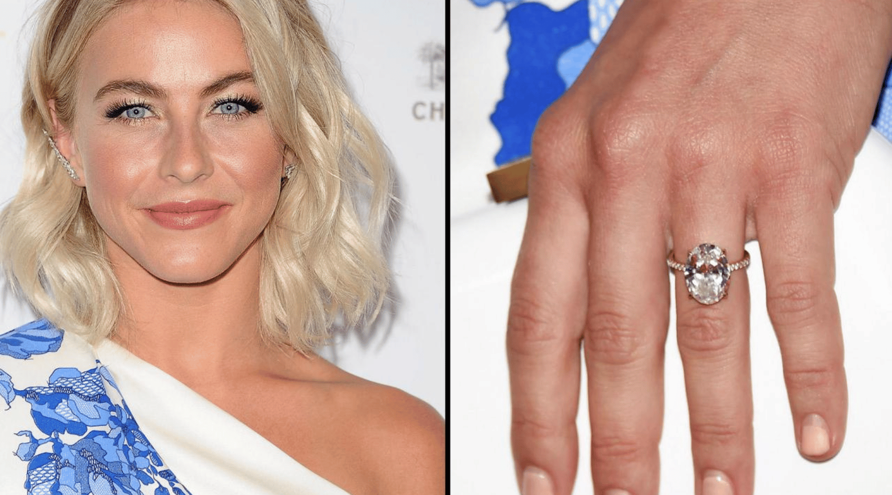 Julianne Hough Engagement Ring in Oval-Cut Diamond
