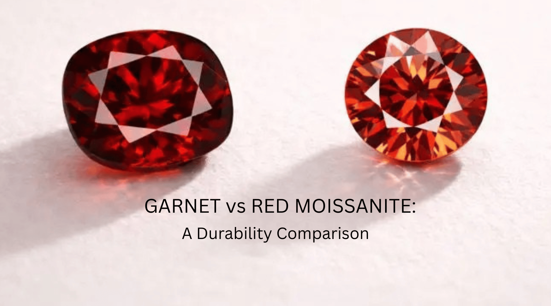 Garnet vs. Red Moissanite: Which Red Stone Wins for Durability?