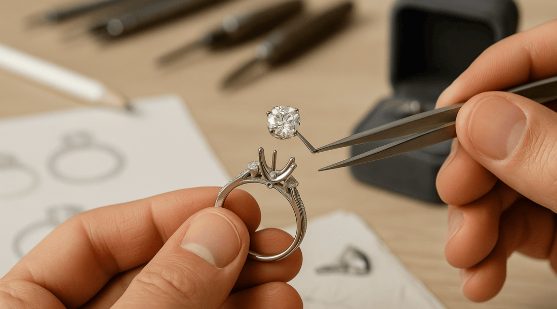 How to Build Your Own Custom Moissanite Engagement Ring: Step-by-Step Guide