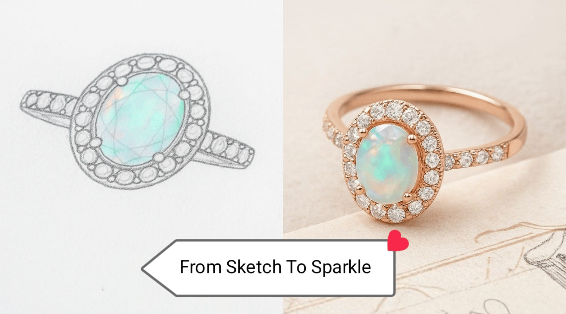 How to Design a Custom Engagement Ring with October Birthstone