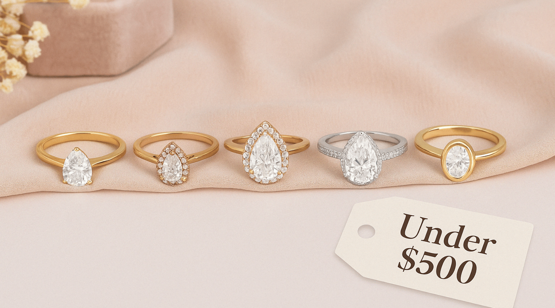 Top 5 Affordable Pear-Shaped Engagement Rings Under $500