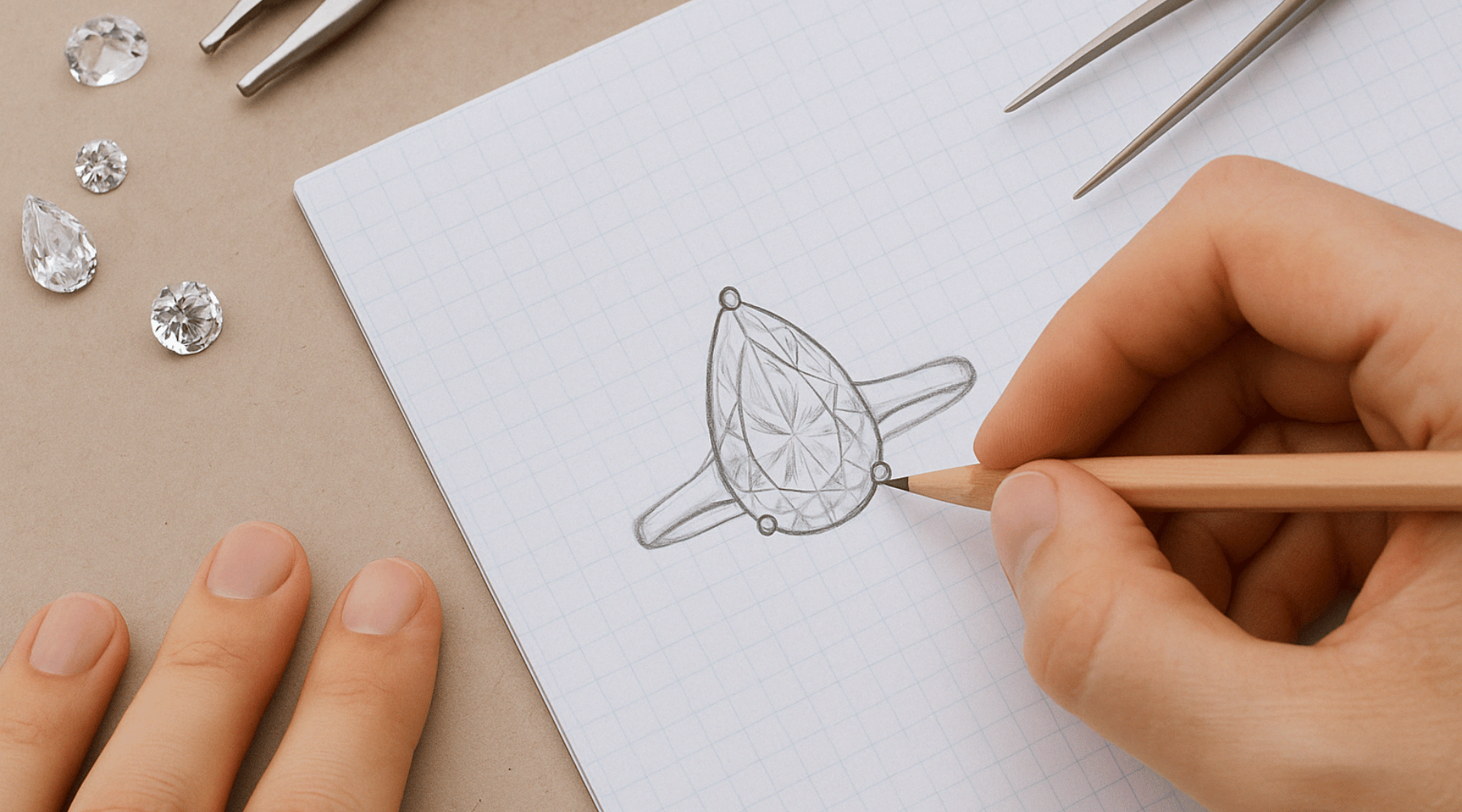 Design Your Own Pear-Shaped Engagement Ring: Step-by-Step Guide