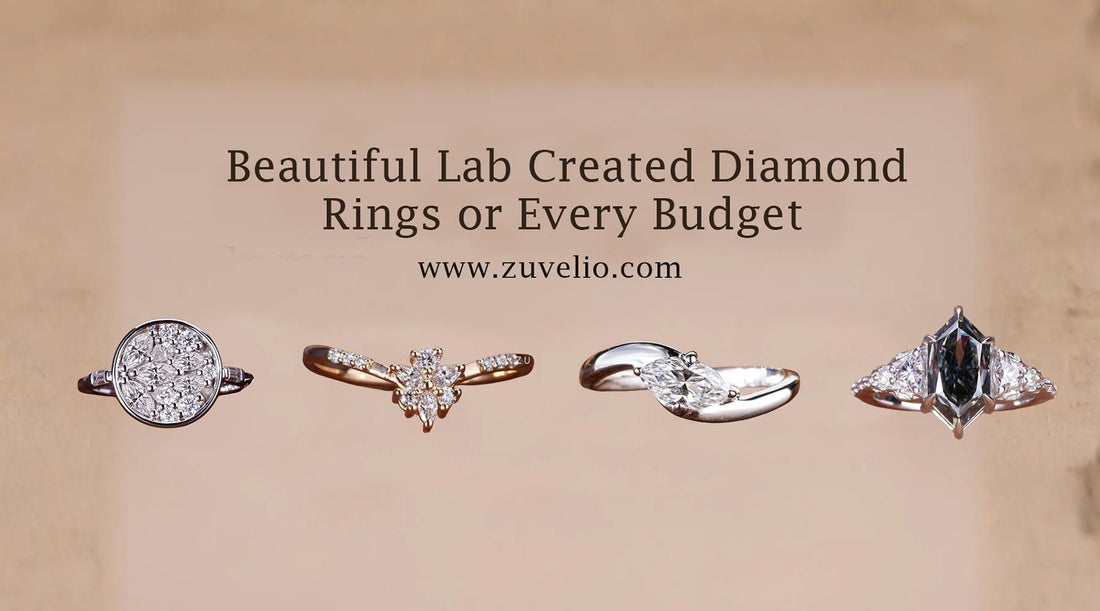 Lab Created Diamond Rings