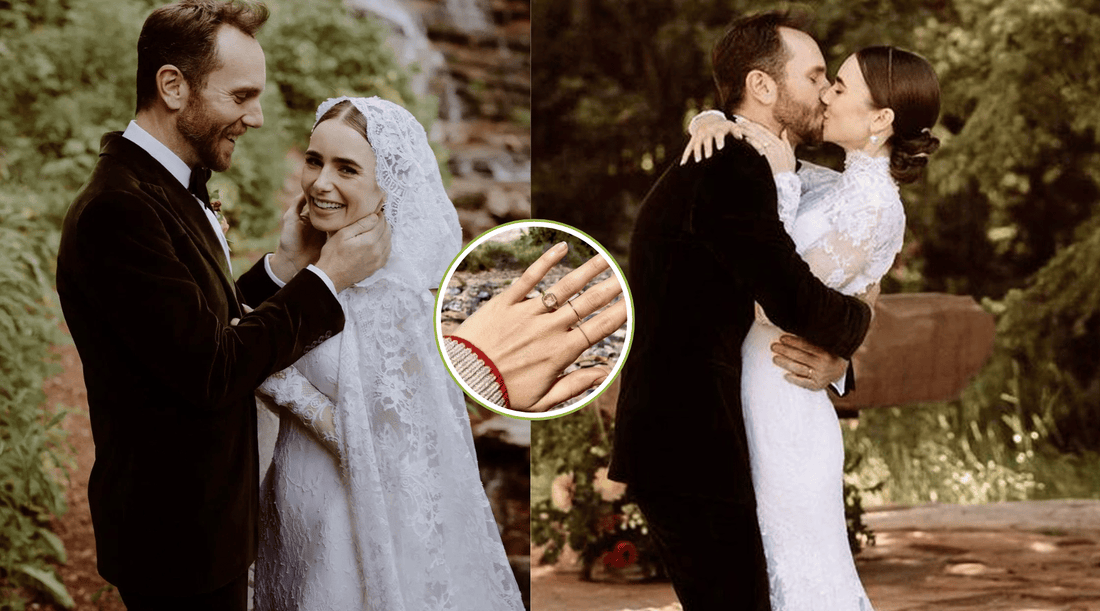 Lily Collins’ Engagement Ring: A Timeless Rose-Cut Diamond Beauty