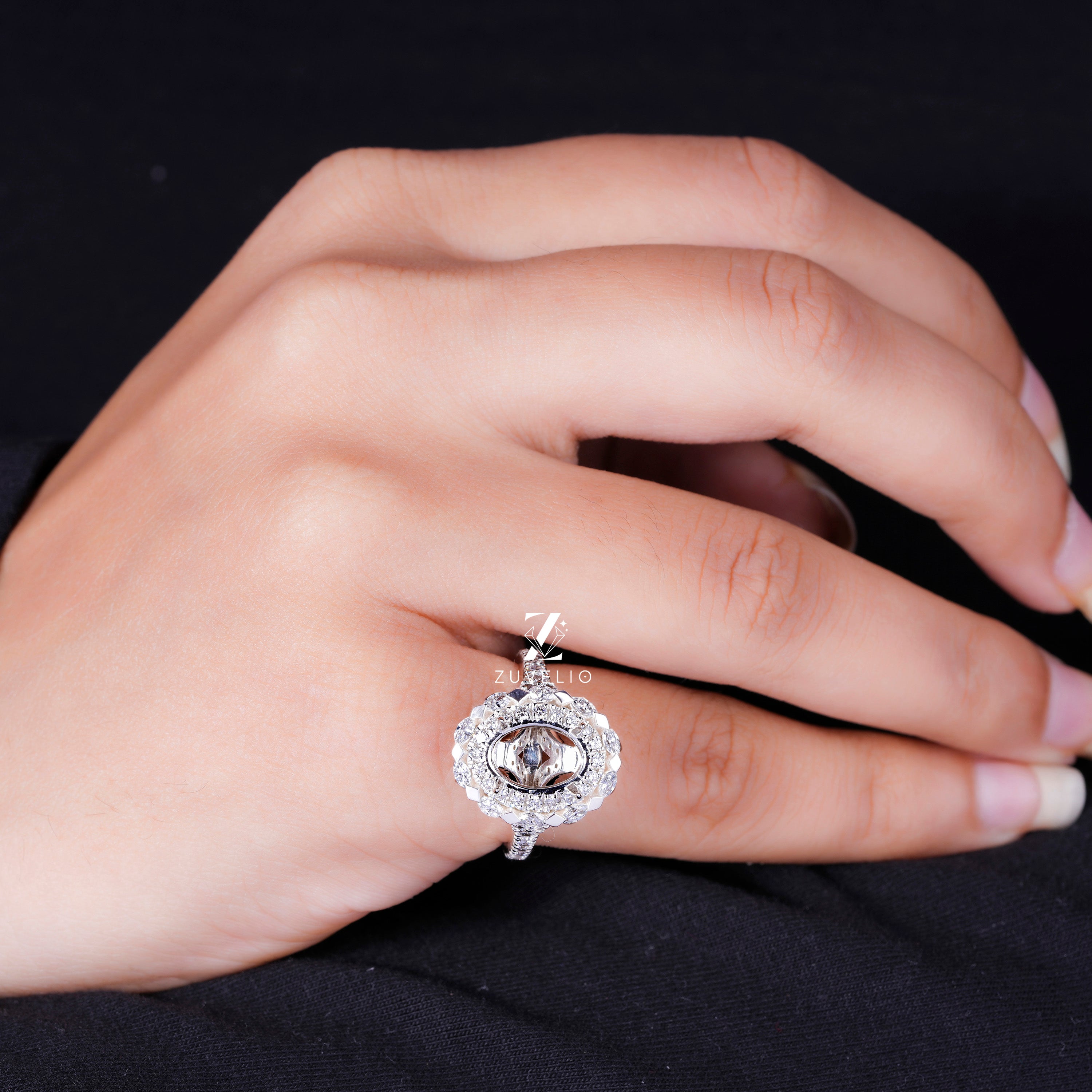 Semi Mount Lab Diamond Ring - Zuvelio.com