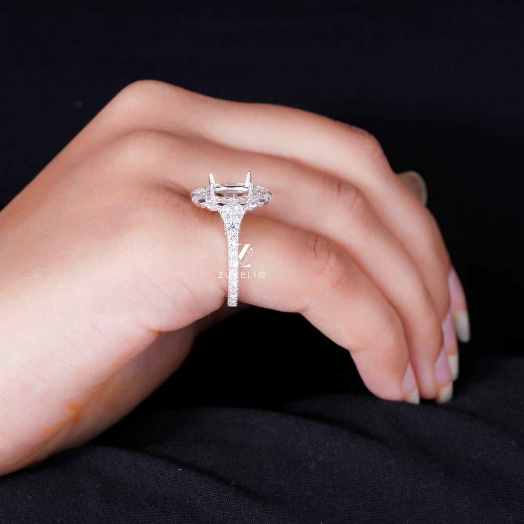 Semi Mount Lab Diamond Ring - Zuvelio.com