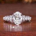 Oval Cut Diamond Ring - Zuvelio.com