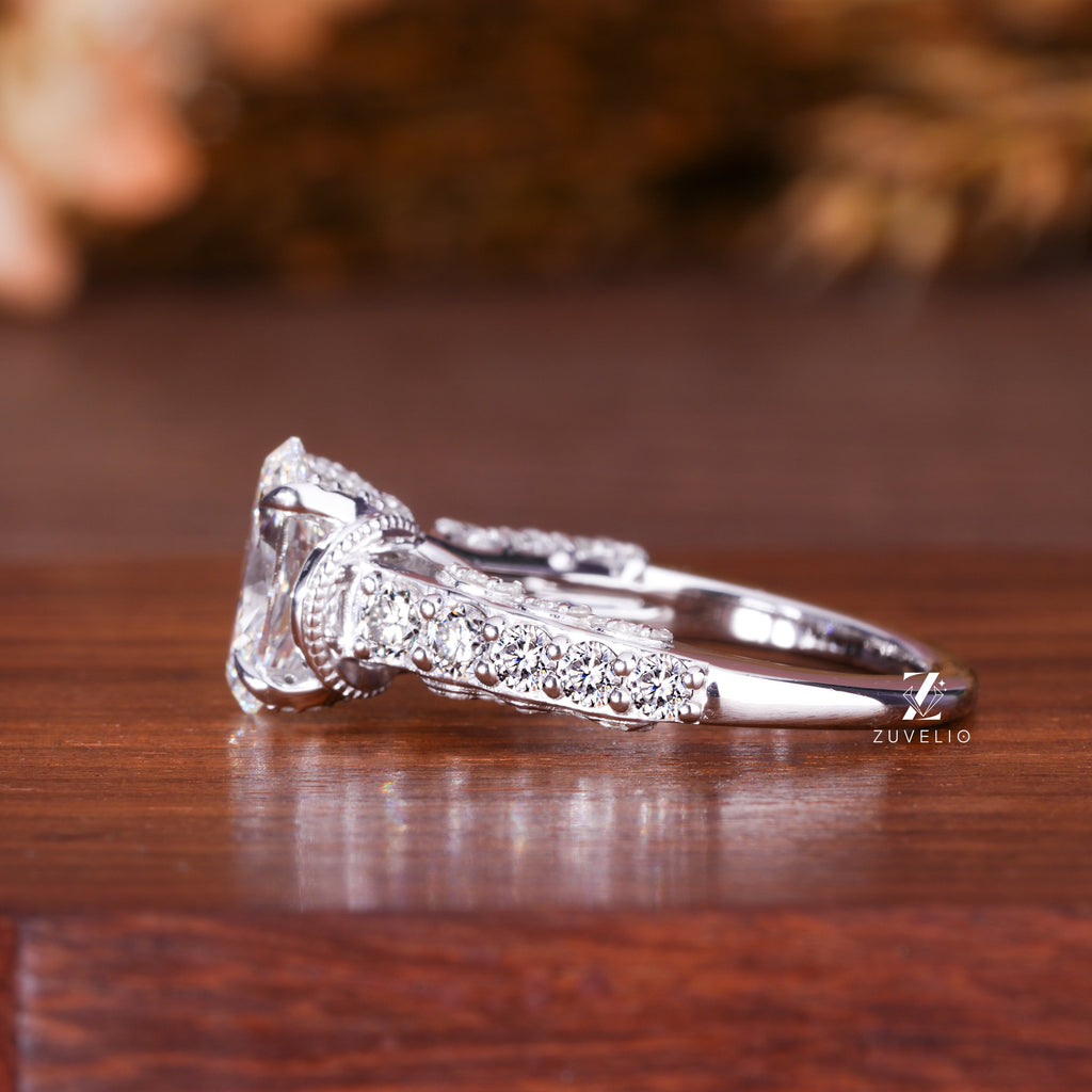 Oval Cut Diamond Ring - Zuvelio.com
