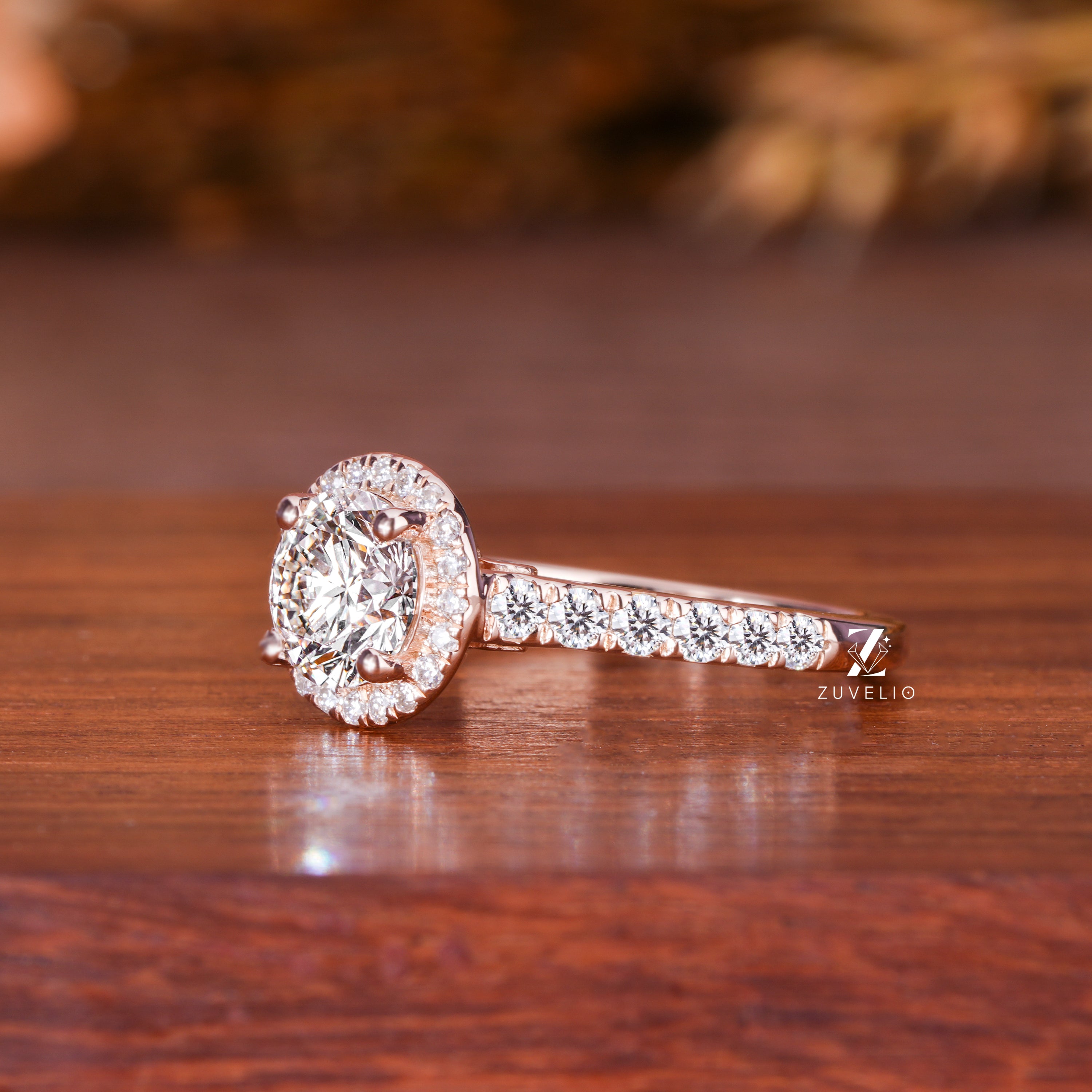 1.92 CTW Round Diamond Ring - Zuvelio.com