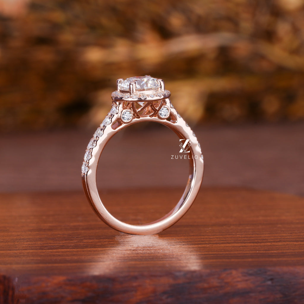 1.92 CTW Round Diamond Ring - Zuvelio.com