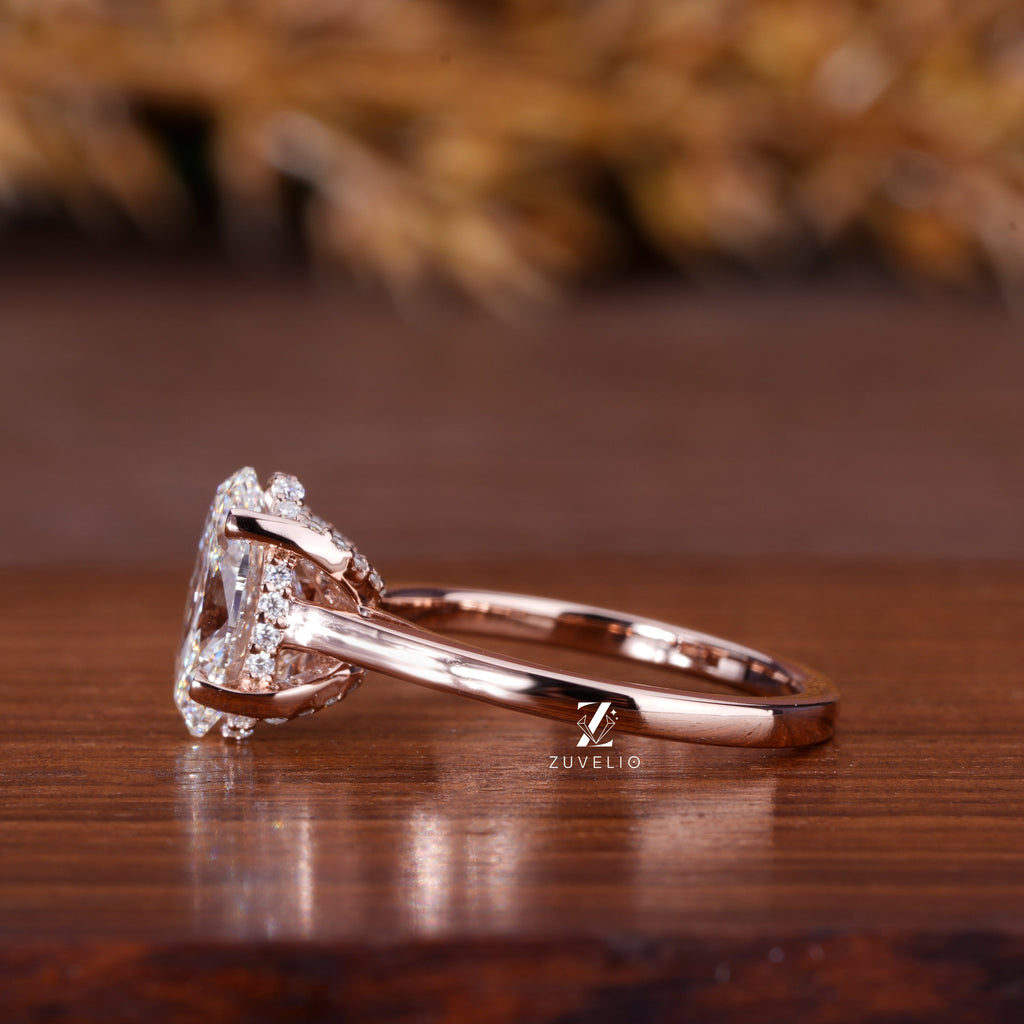 2.30 Oval Cut Diamond Riing