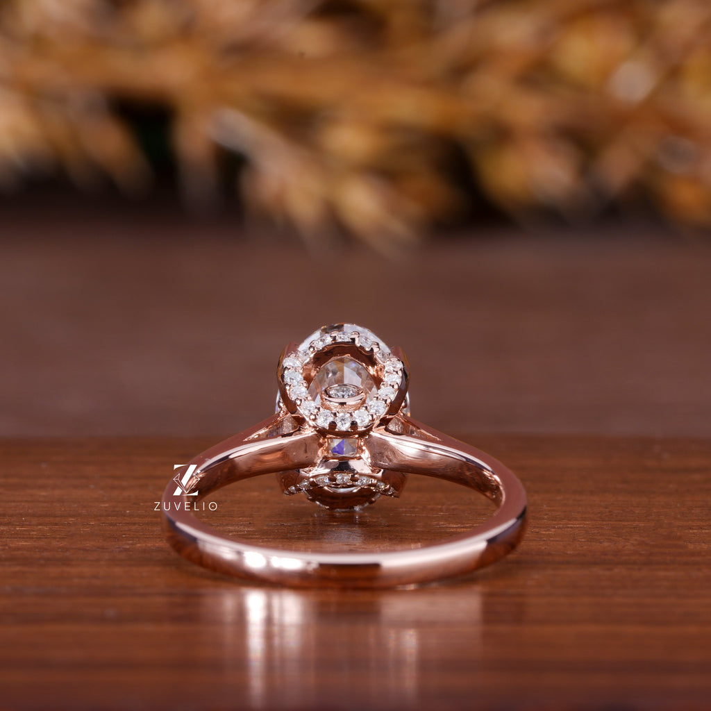 2.30 Oval Cut Diamond Riing