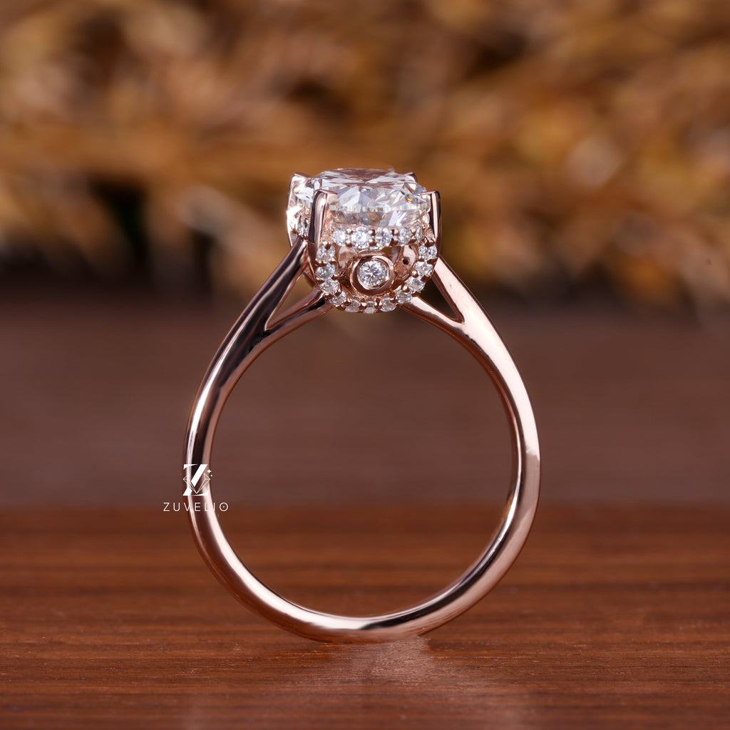 2.30 Oval Cut Diamond Riing