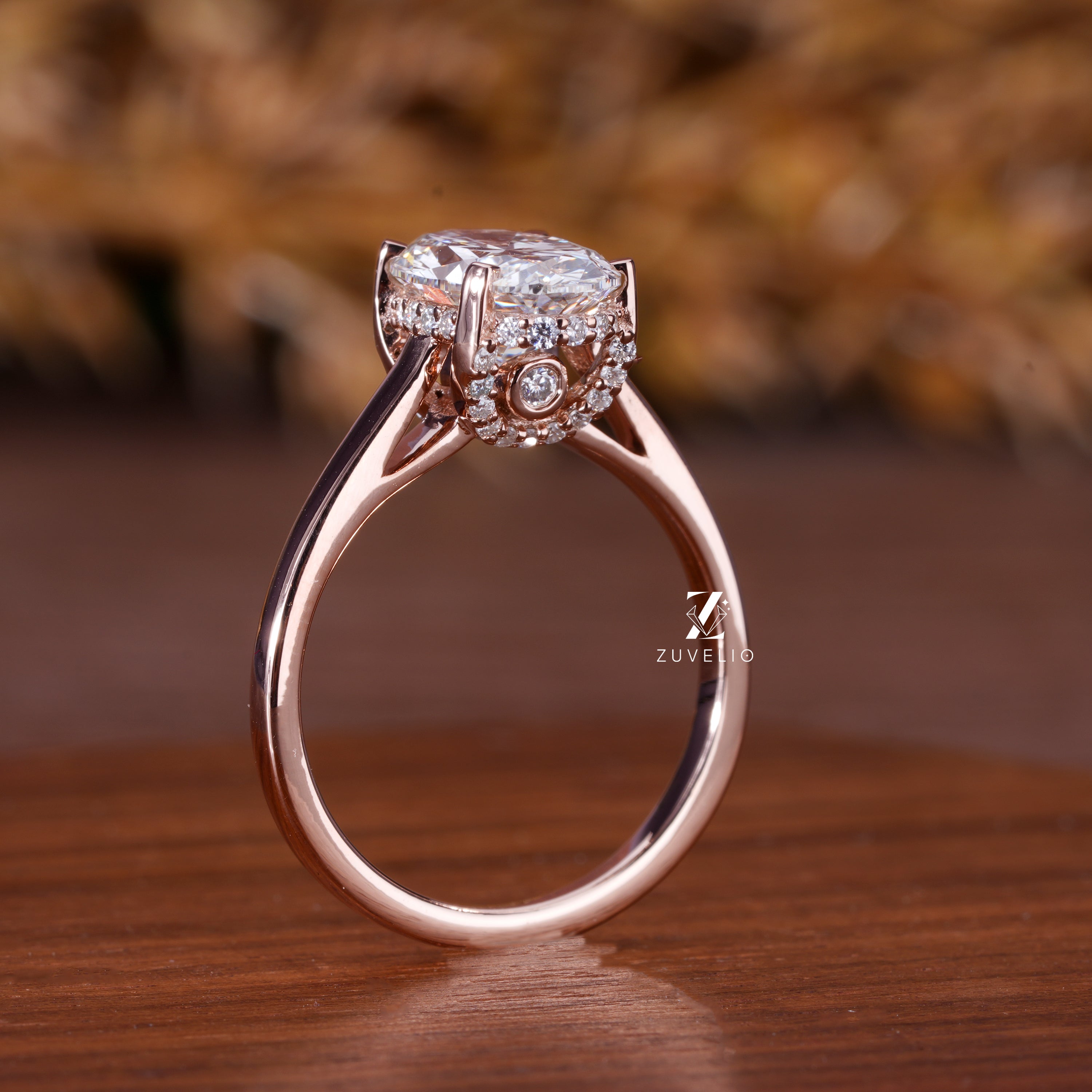 2.30 Oval Cut Diamond Riing