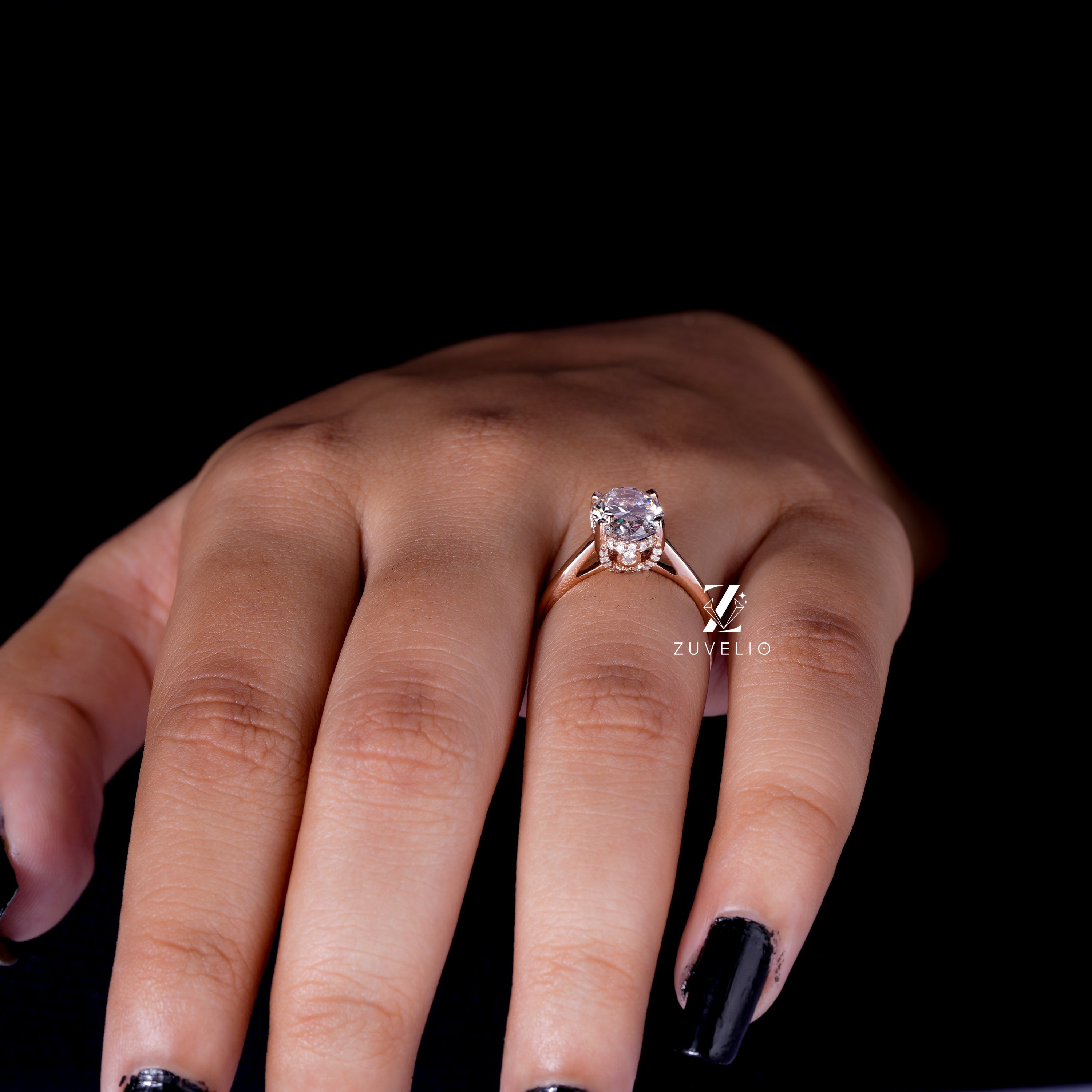 2.30 Oval Cut Diamond Riing