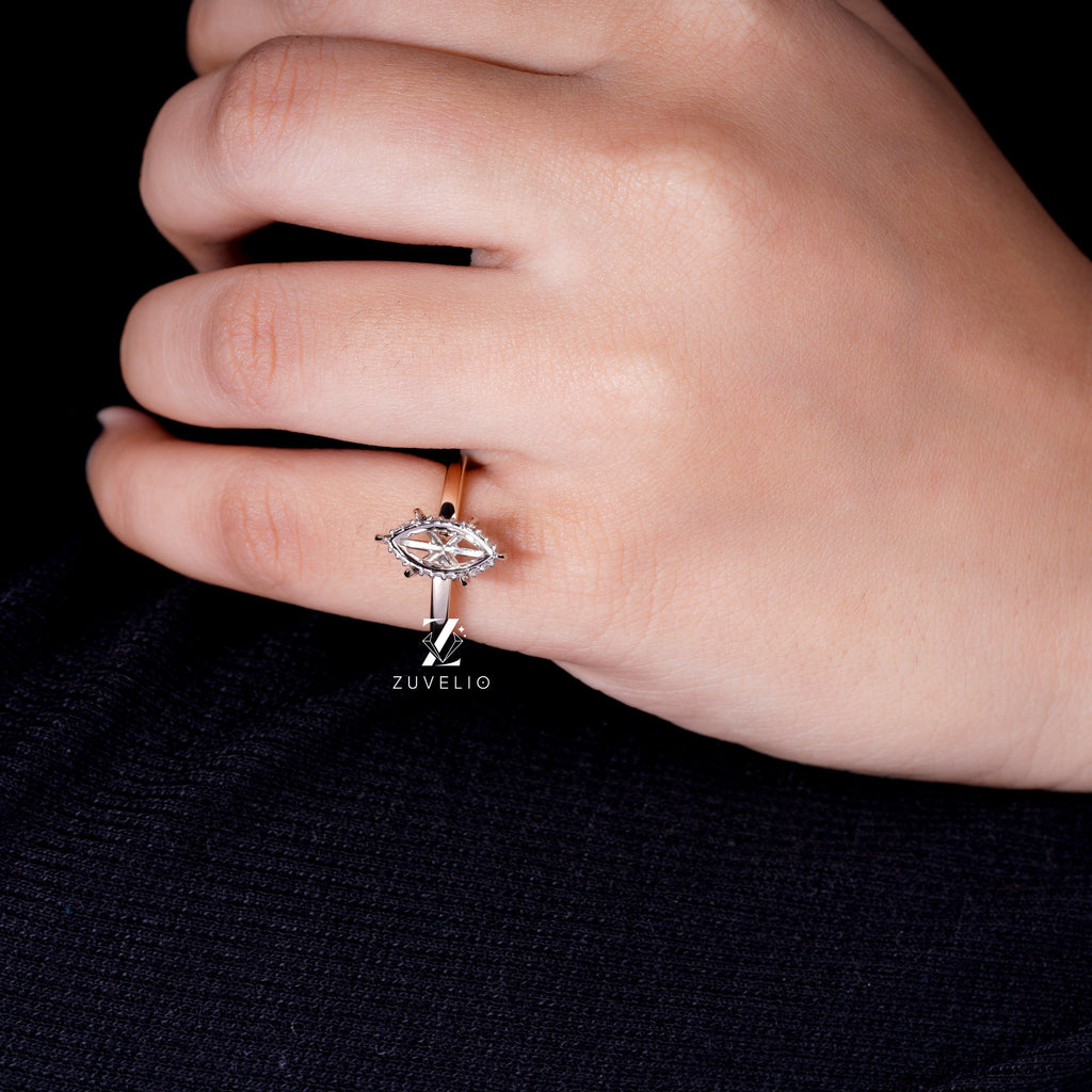 Marquise Semi Mount Ring