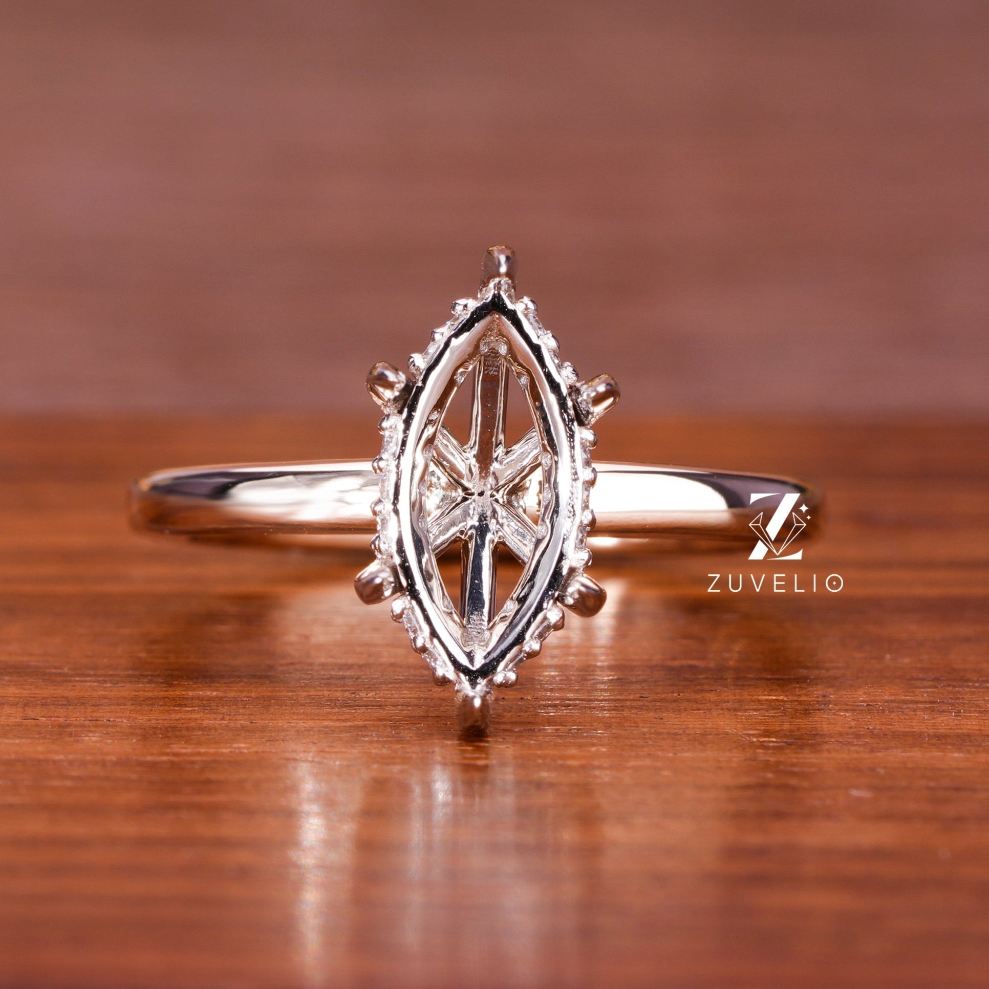 Marquise Semi Mount Ring