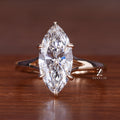 Marquise Split Shank Ring