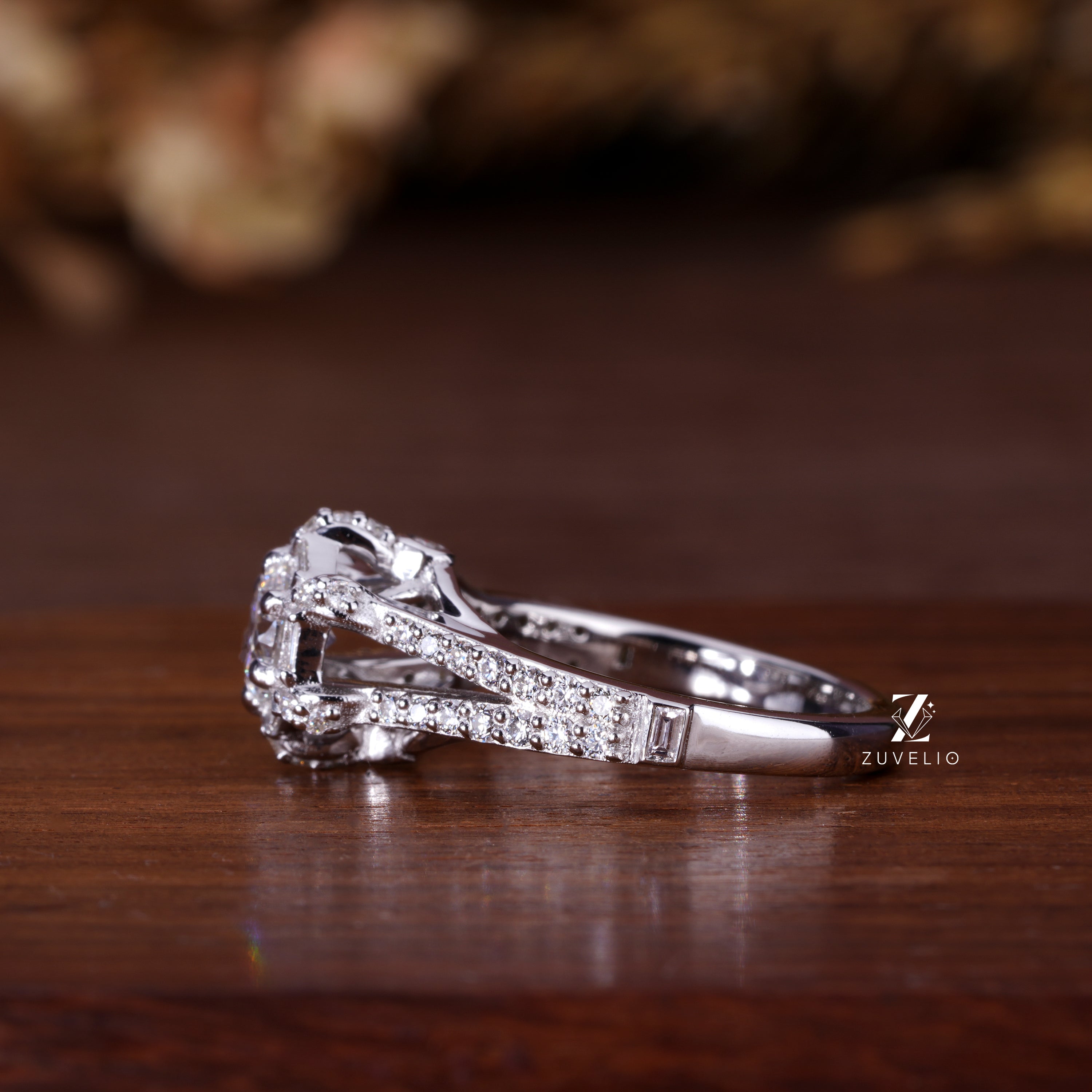 5.5 mm Round Diamond Ring
