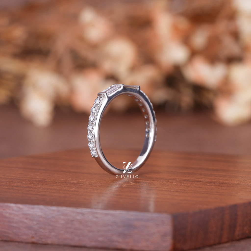 Baguette Lab Diamond Band