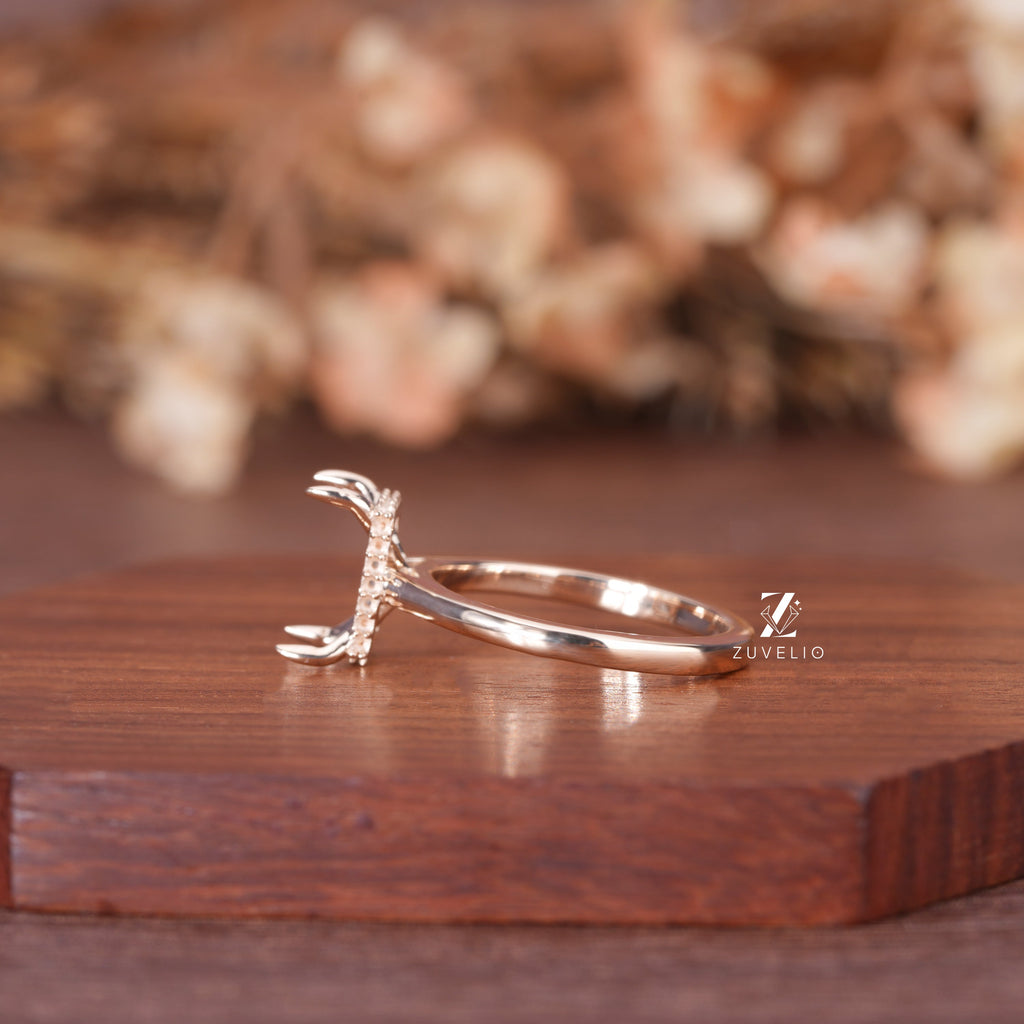 Radiant Semi Mount Diamond Ring