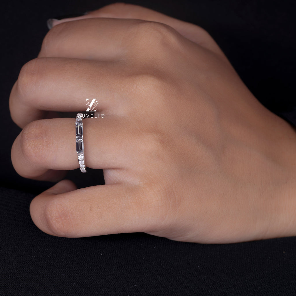 Baguette Lab Diamond Band