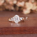 Oval Split Shank Ring
