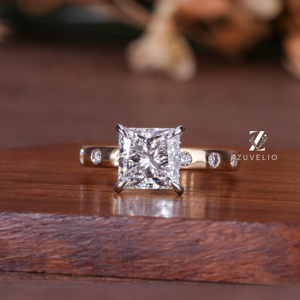 Princess Hidden Halo Ring