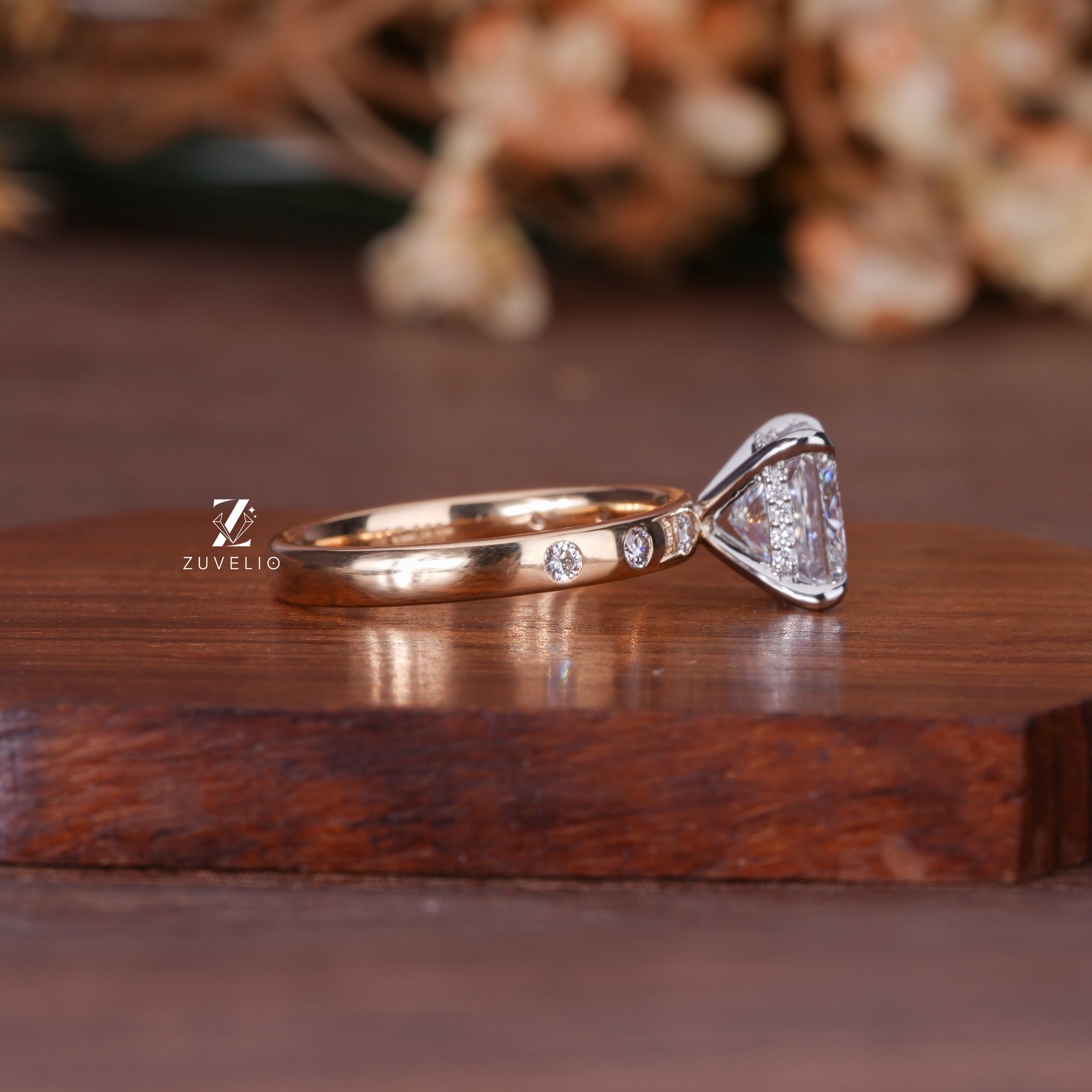 Princess Hidden Halo Ring