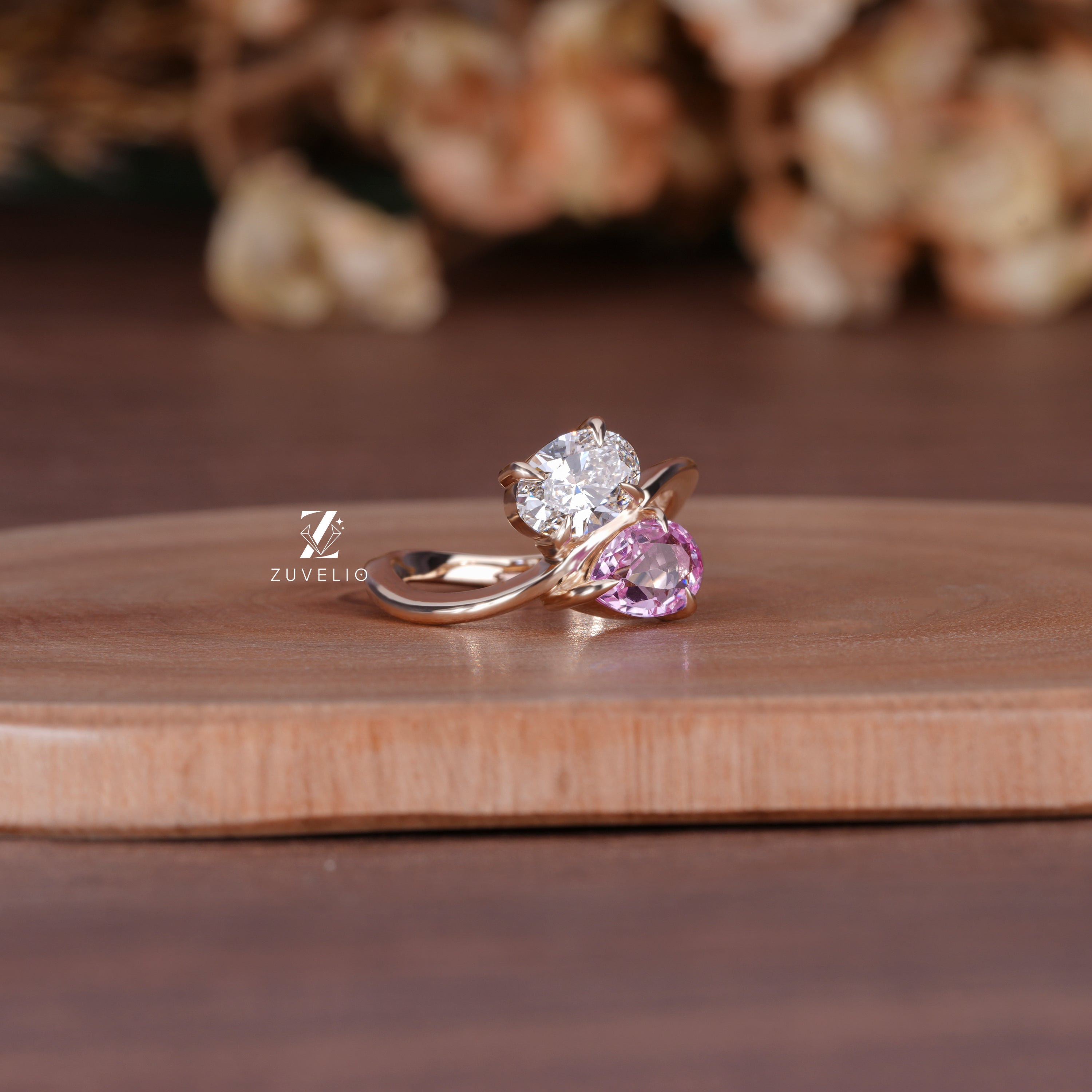 Toi Et Moi Modern Ring