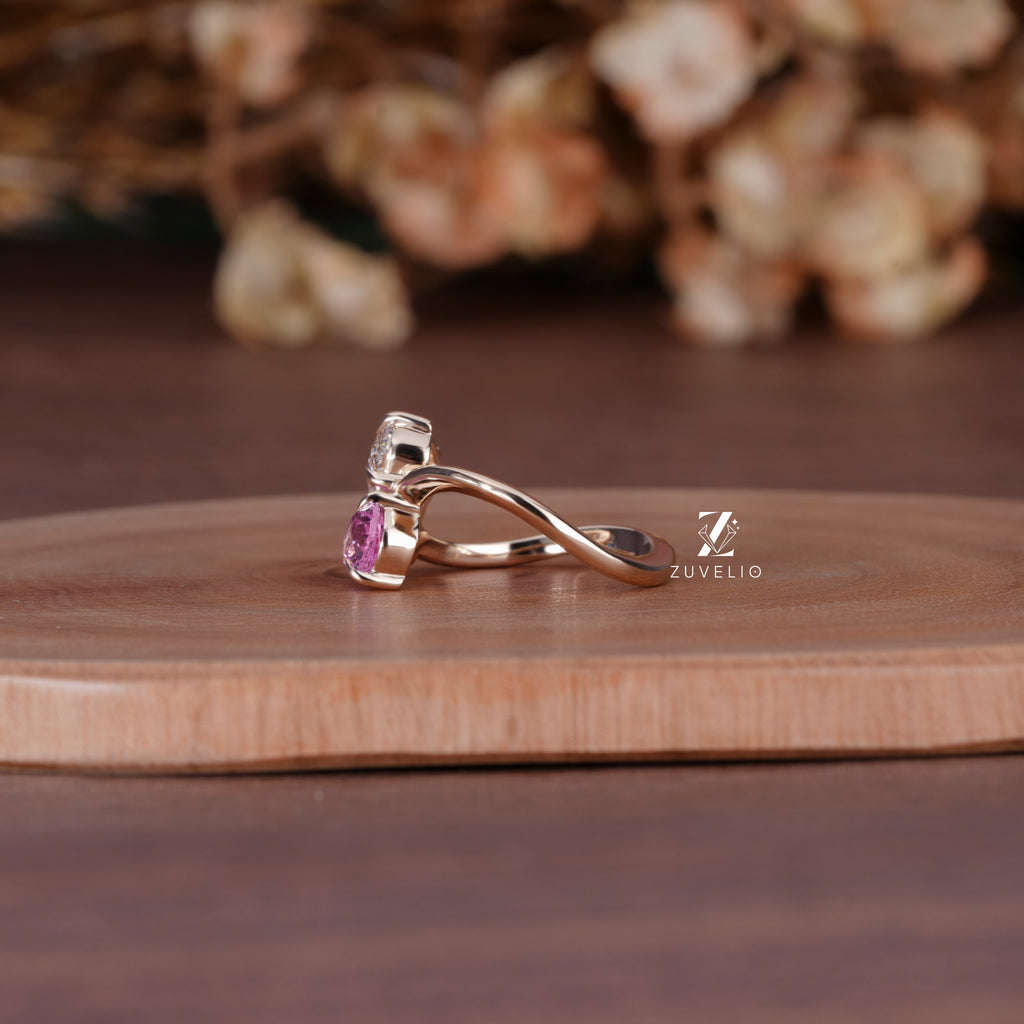 Toi Et Moi Modern Ring