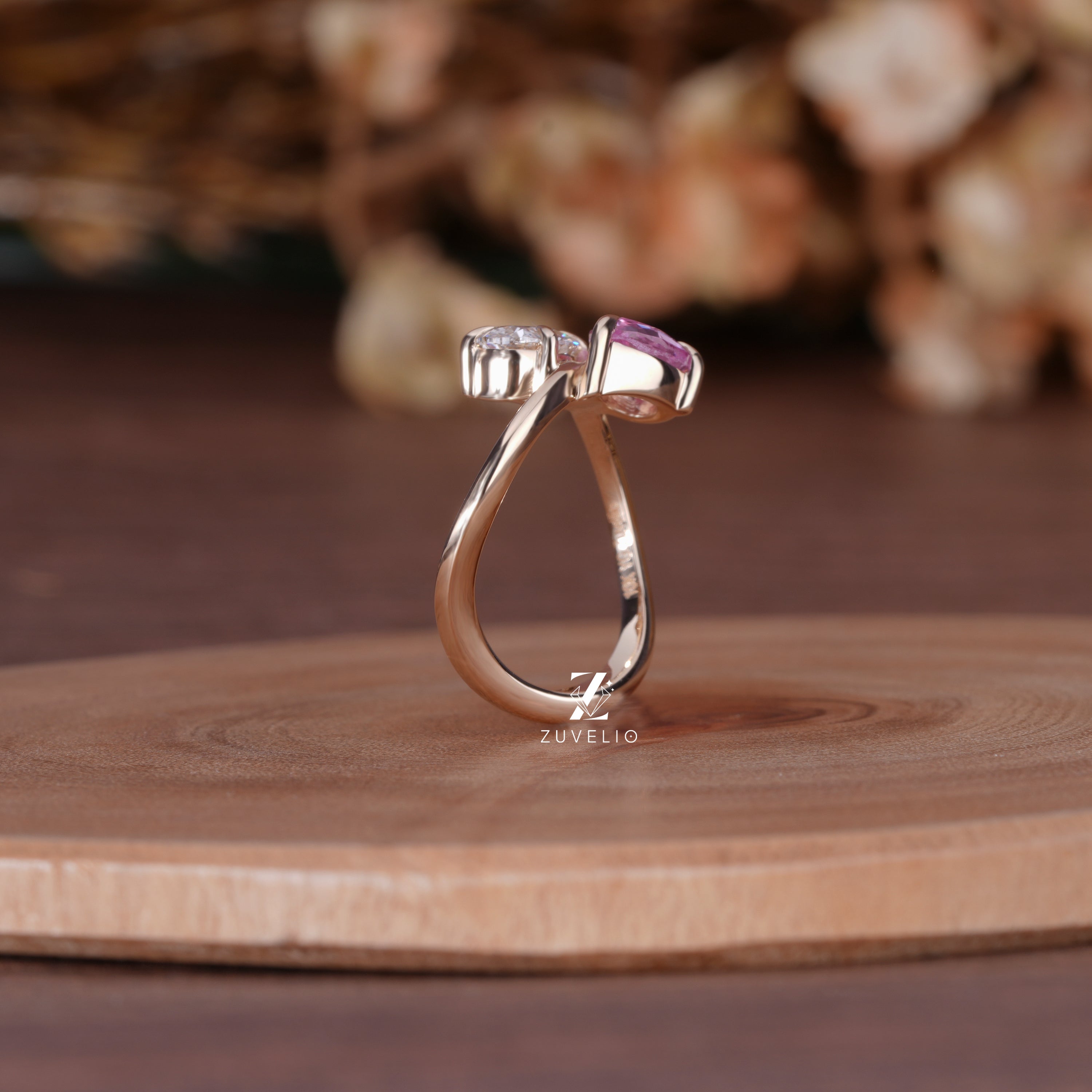 Toi Et Moi Modern Ring