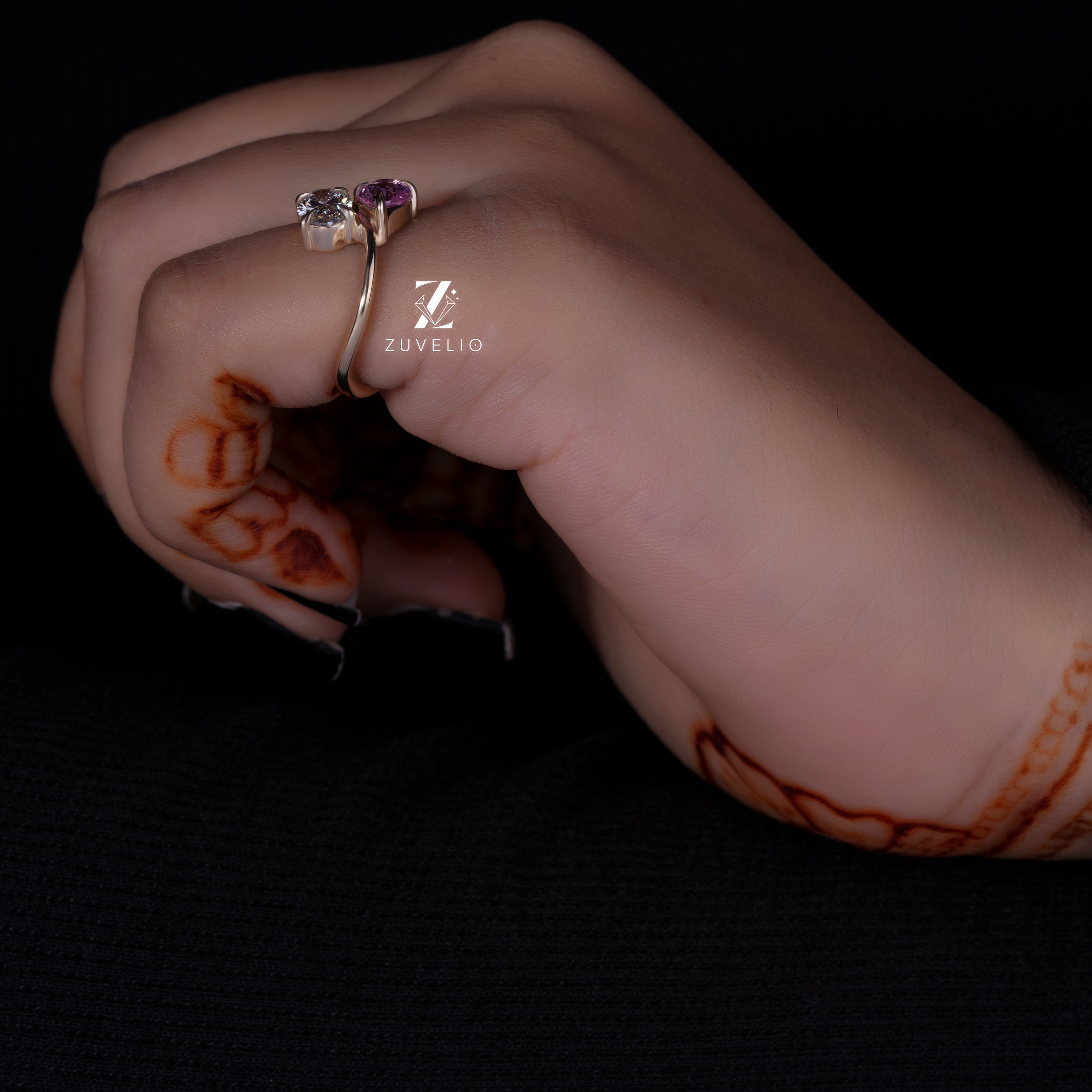 Toi Et Moi Modern Ring
