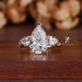 Pear Trilogy Diamond Ring