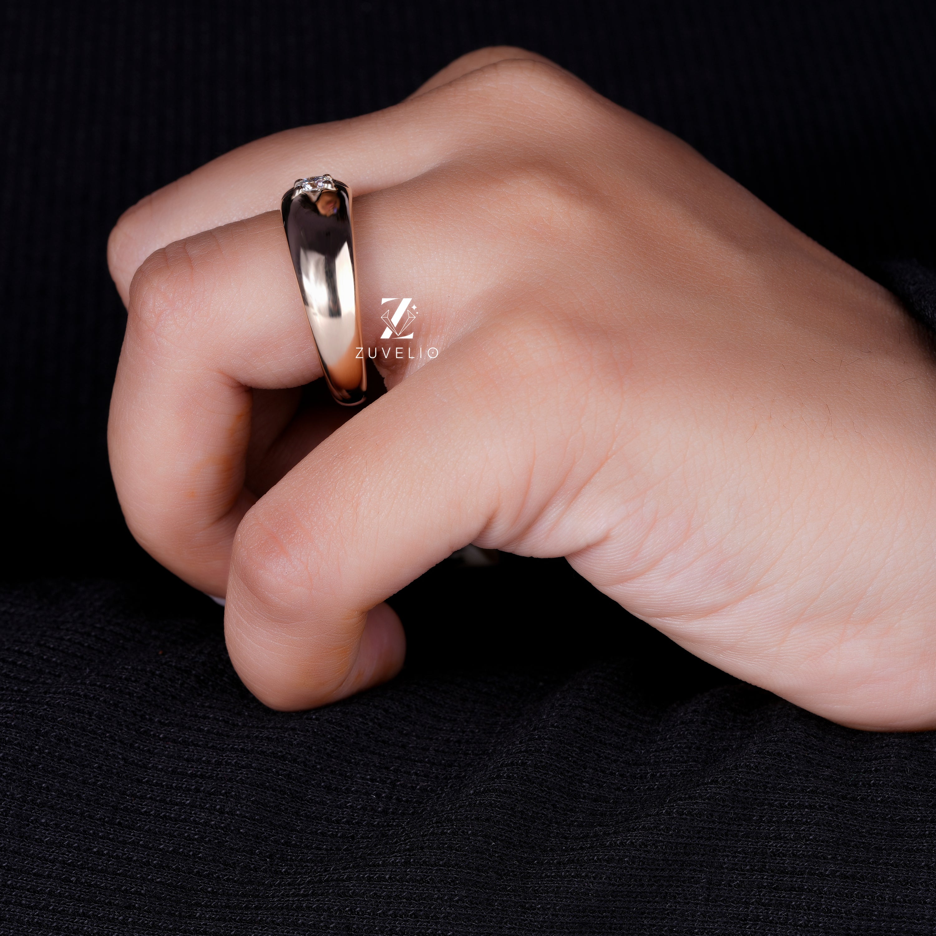 Celestial Men's Wedding Band