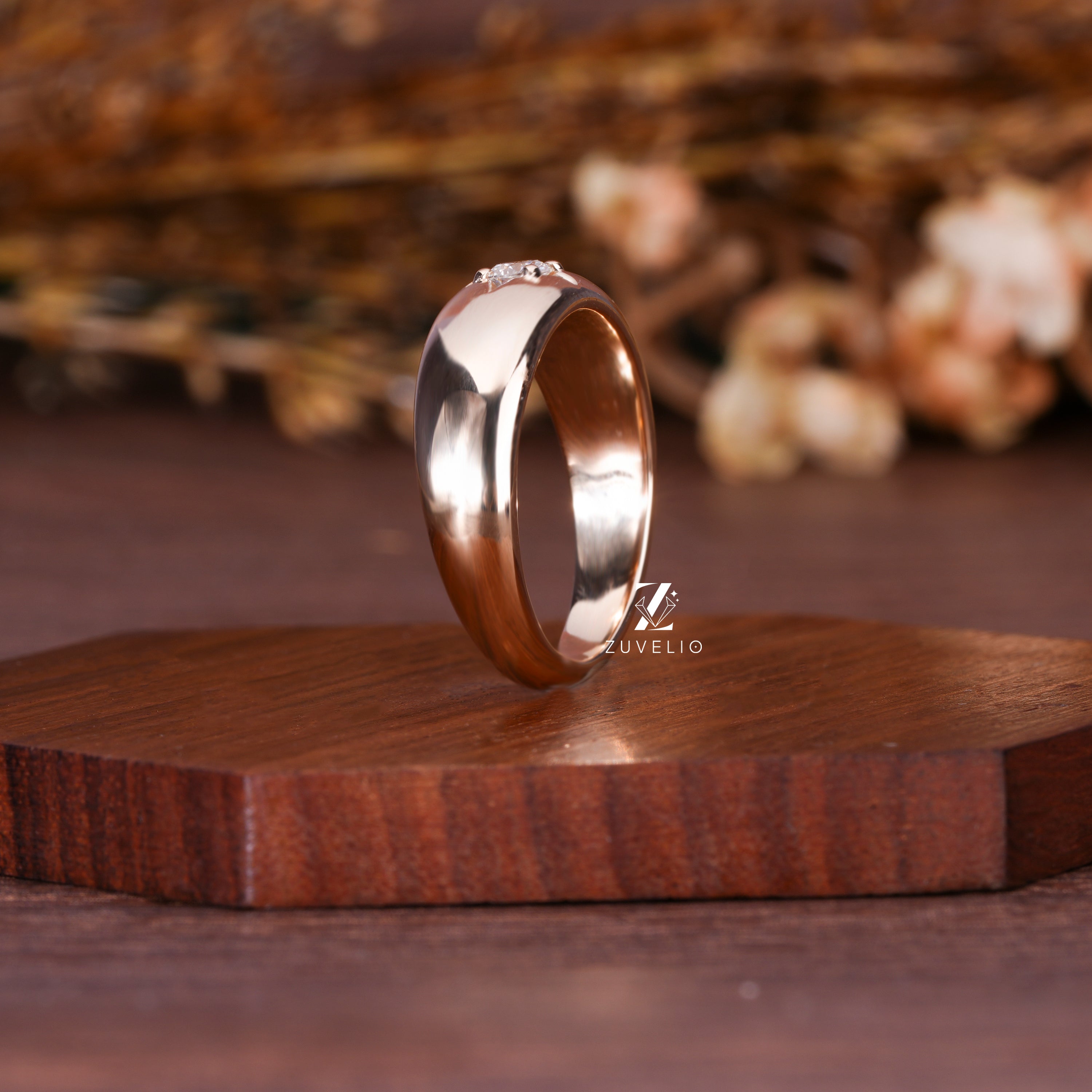 Celestial Men's Wedding Band