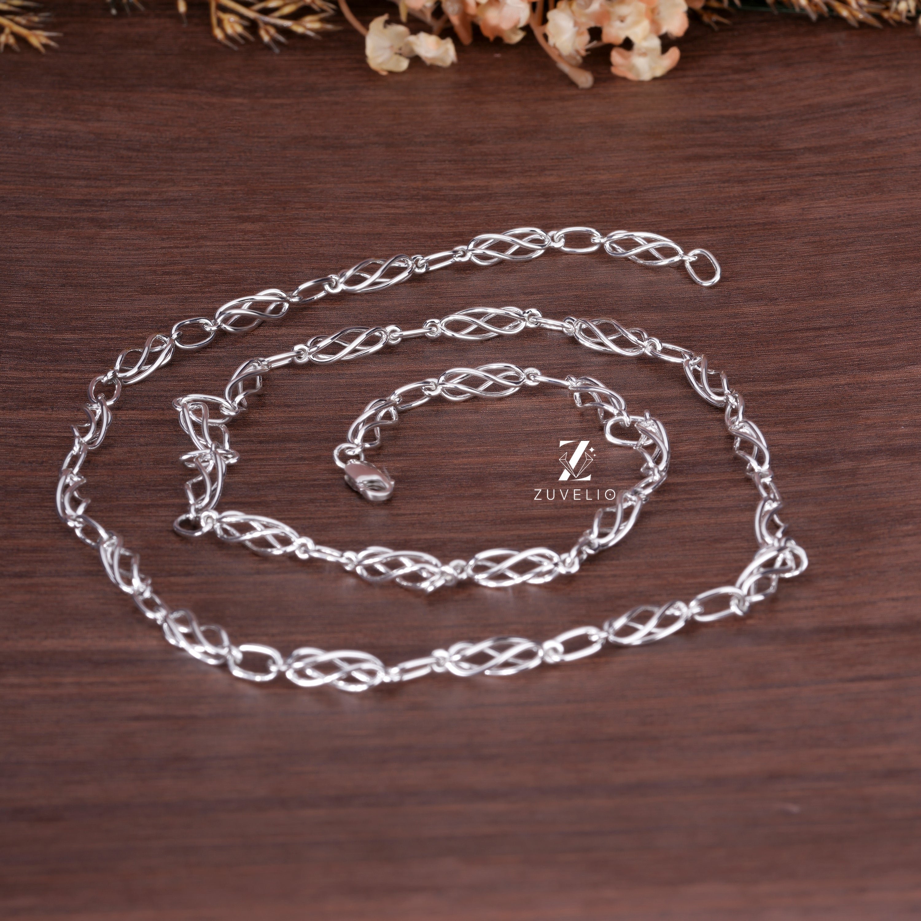 Men’s Twisted Silver Chain