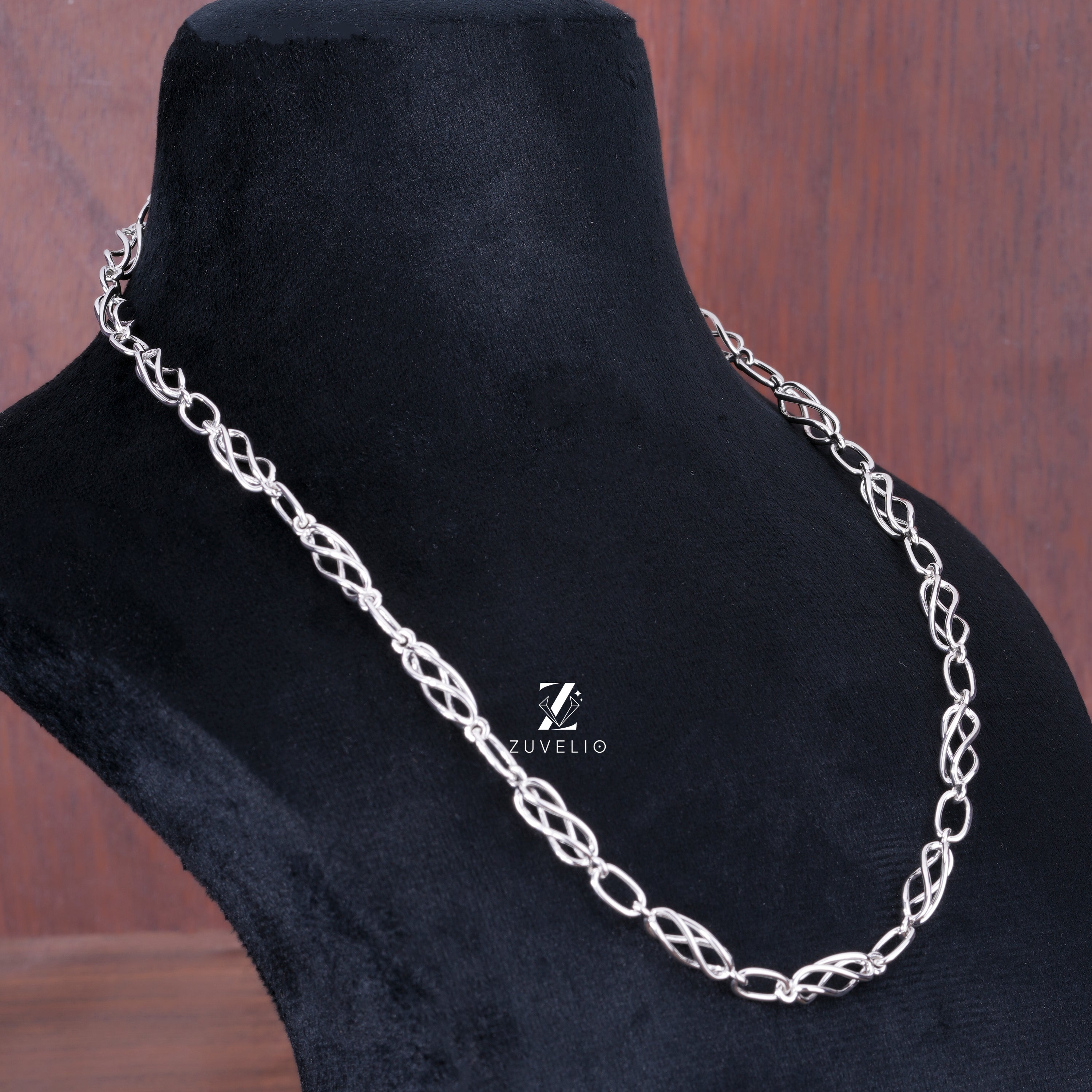Men’s Twisted Silver Chain