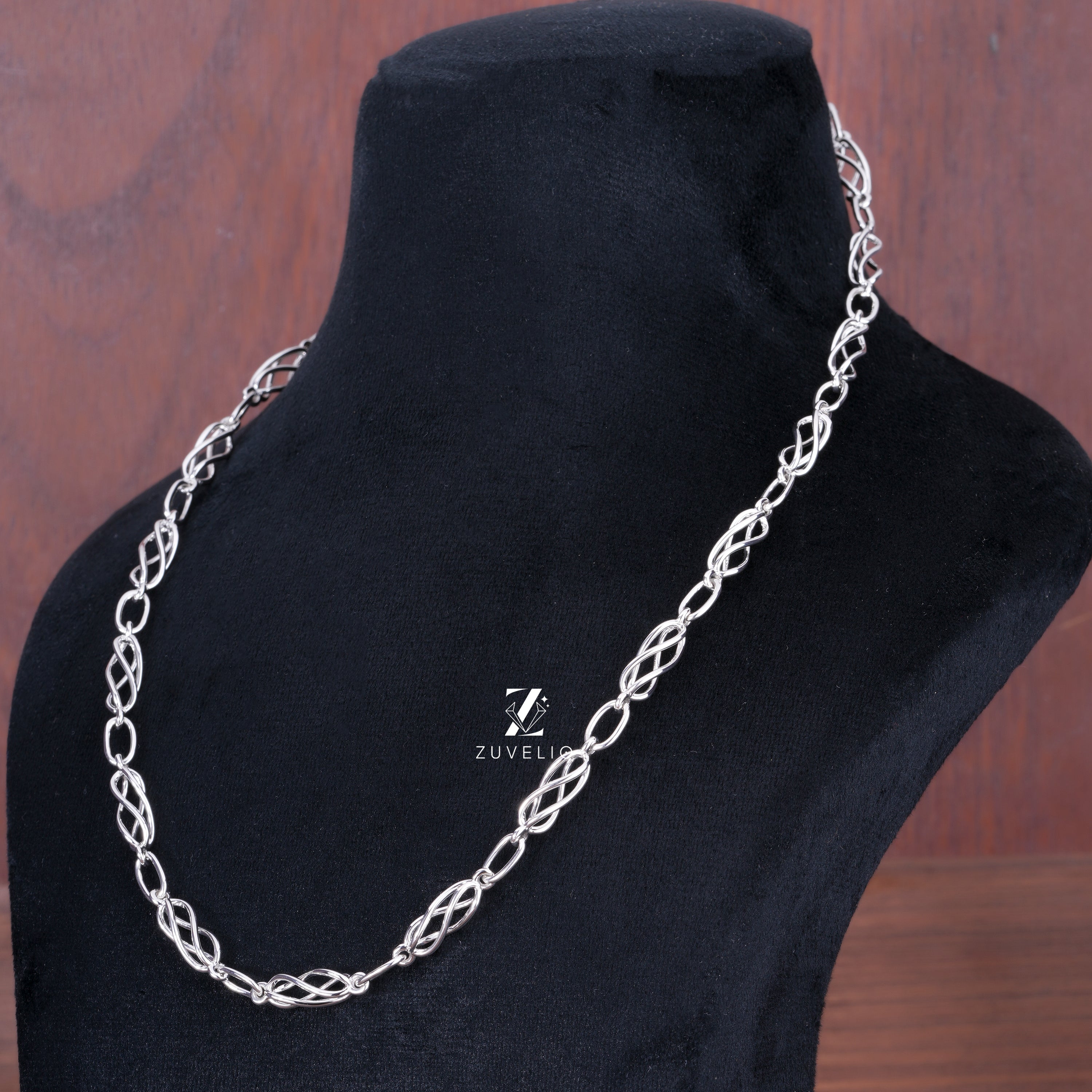 Men’s Twisted Silver Chain