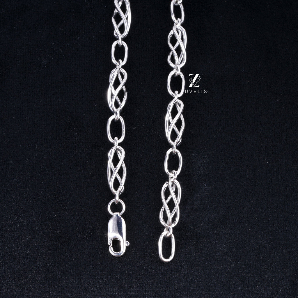 Men’s Twisted Silver Chain