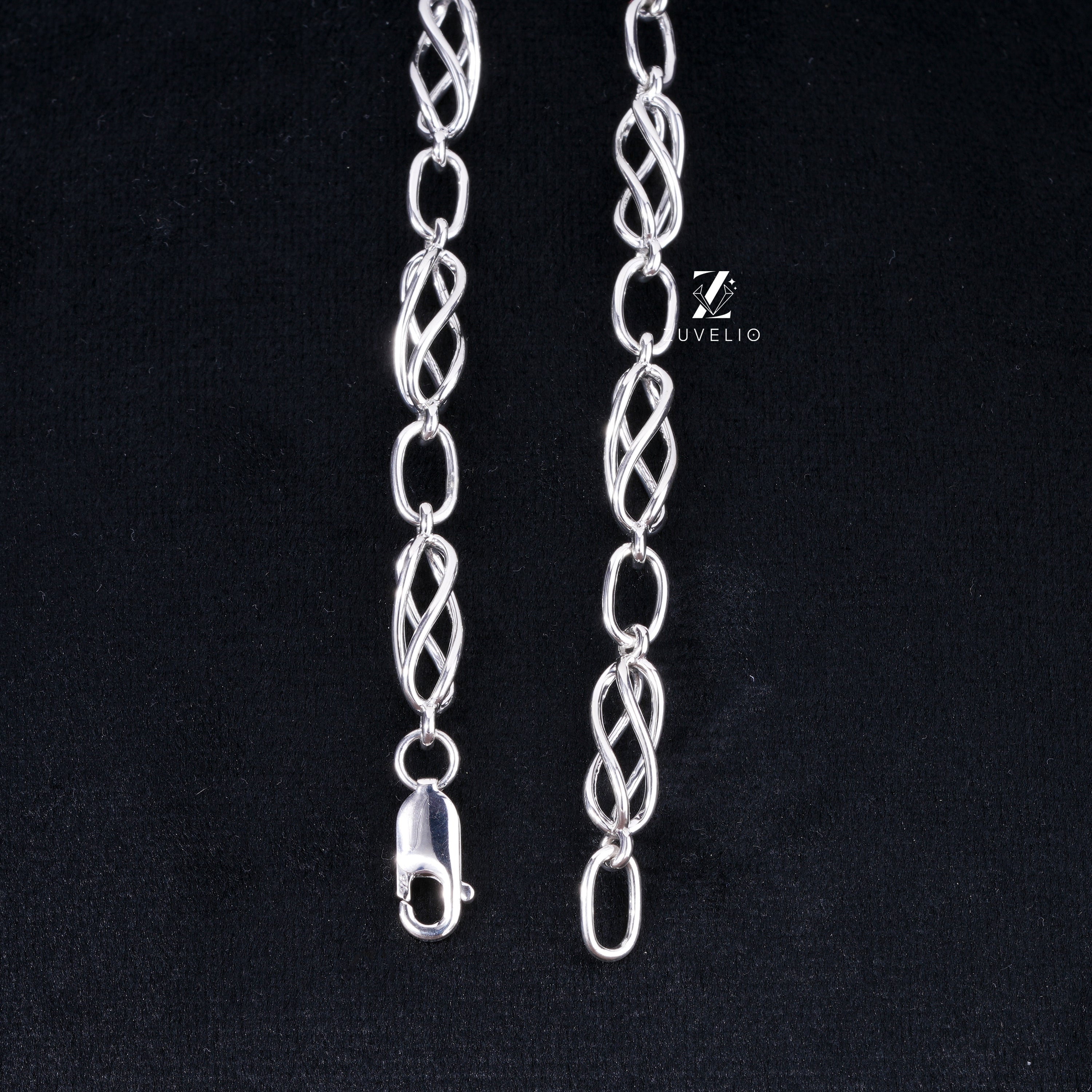 Men’s Twisted Silver Chain
